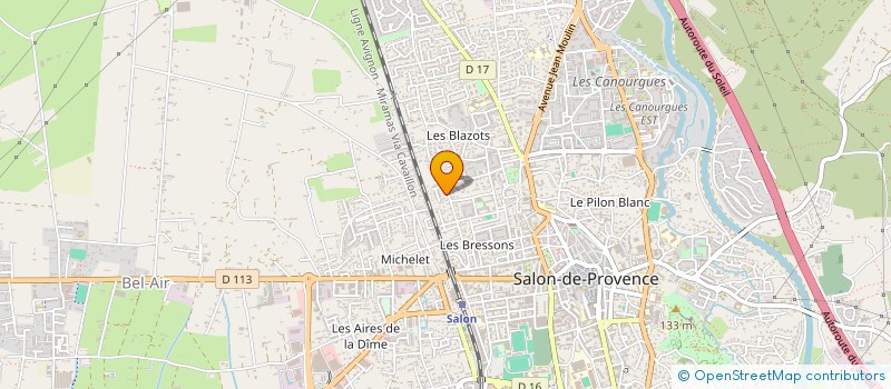 localisation de l'entreprise ANSEMBLE BV EXPERTISES SALON  SALON-DE-PROVENCE