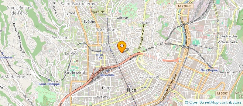 localisation de l'entreprise ANSEMBLE DECIMAL  NICE