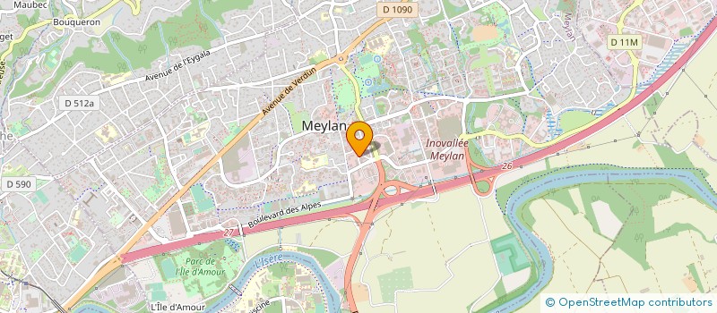 localisation de l'entreprise ANSEMBLE ECA à MEYLAN
