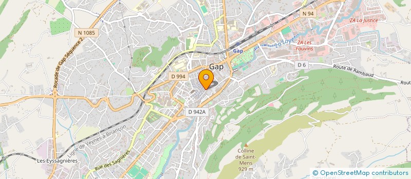 localisation de l'entreprise ANSEMBLE HAUTES ALPES  GAP