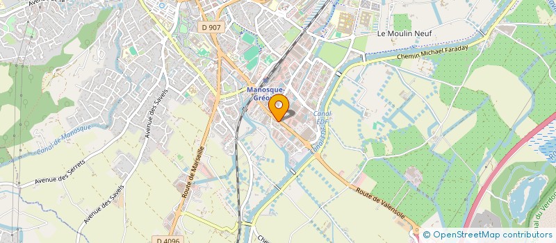 localisation de l'entreprise ANSEMBLE SAP à MANOSQUE