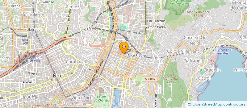 localisation de l'entreprise ANSEMBLE SODATEC à NICE