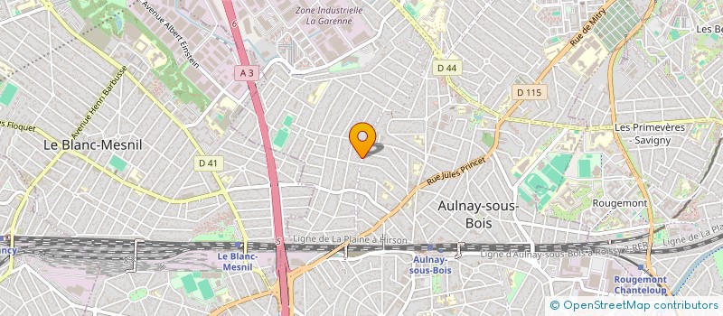 localisation de l'entreprise ANSEMIA à AULNAY-SOUS-BOIS