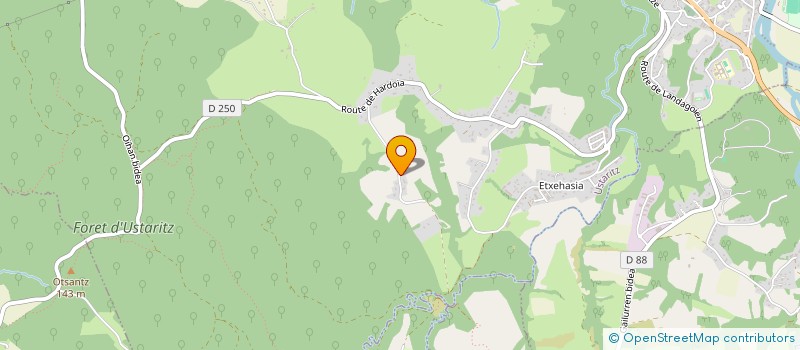 localisation de l'entreprise ANSENO ET FILS à USTARITZ
