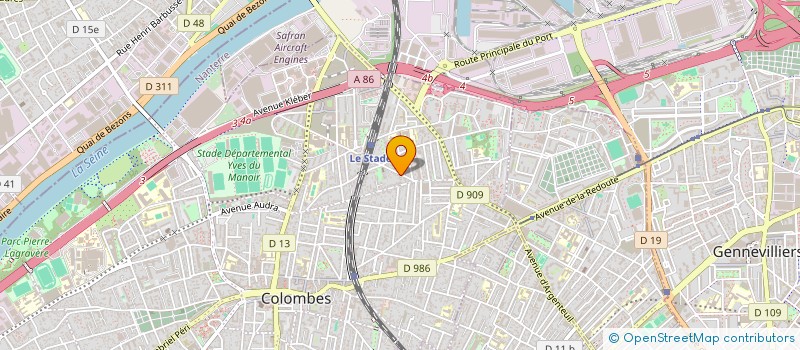 localisation de l'entreprise ANSERES à COLOMBES