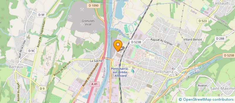 localisation de l'entreprise ANSERINE  PONTCHARRA