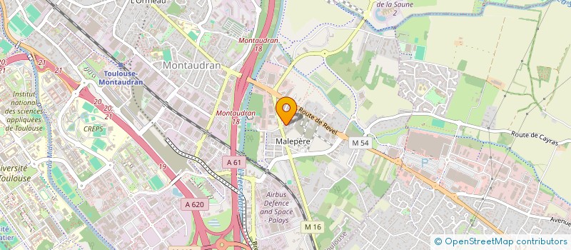 localisation de l'entreprise ANSF31  ODARS