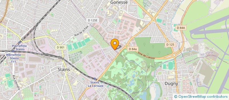 localisation de l'entreprise ANSI-IMMO à STAINS