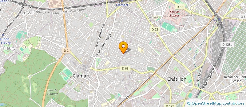 localisation de l'entreprise ANSIARTH à CLAMART