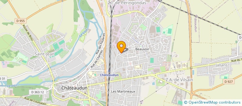 localisation de l'entreprise ANSIRI TRANSPORT SERVICE à CHATEAUDUN