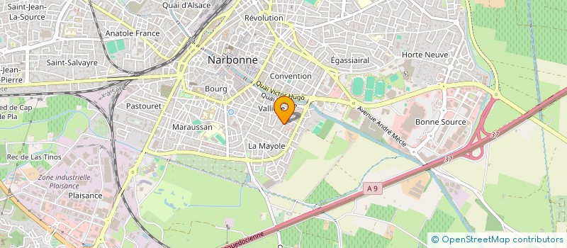 localisation de l'entreprise ANSO à NARBONNE