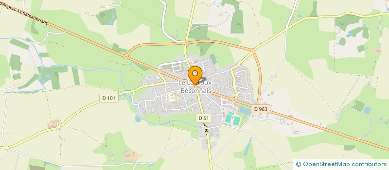 localisation de l'entreprise ANSO  VAL D'ERDRE-AUXENCE