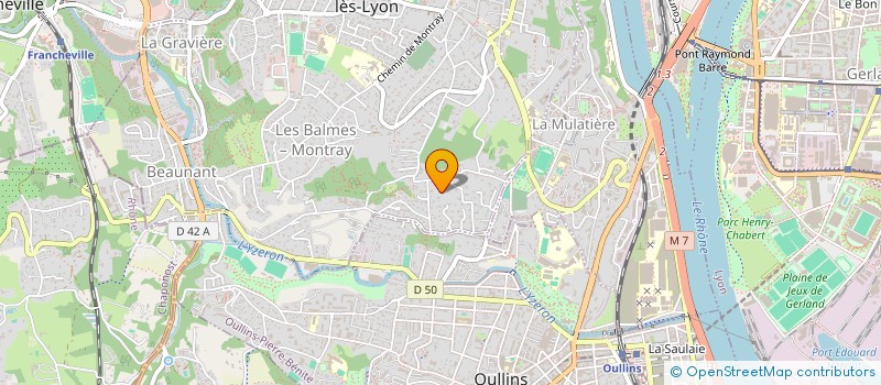 localisation de l'entreprise ANSO  SAINTE-FOY-LES-LYON