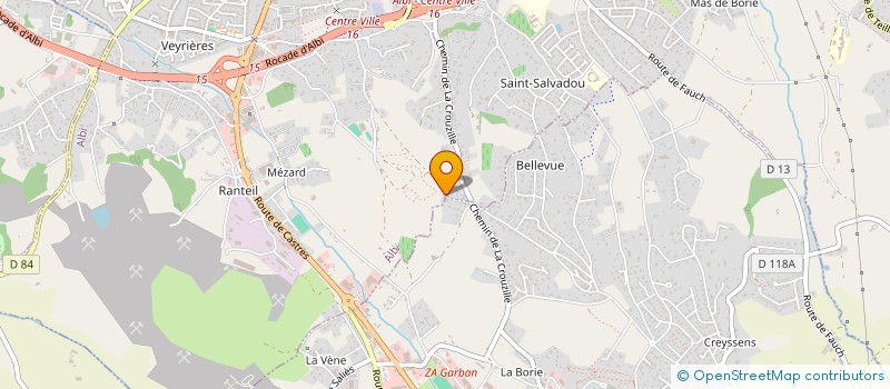 localisation de l'entreprise ANSO à ALBI