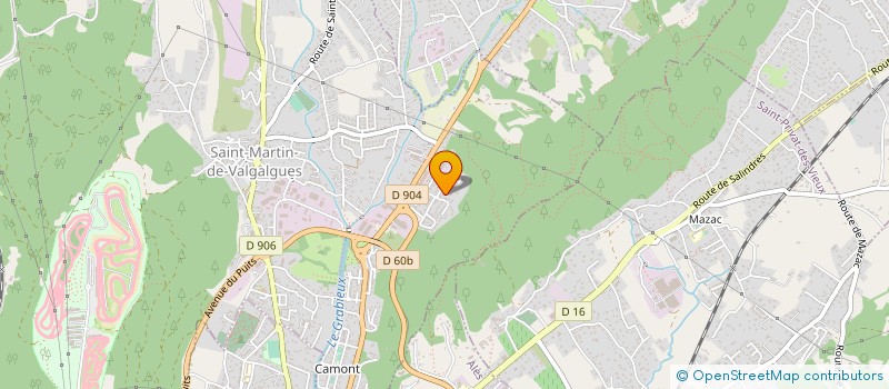localisation de l'entreprise ANSO BATI  SAINT-MARTIN-DE-VALGALGUES