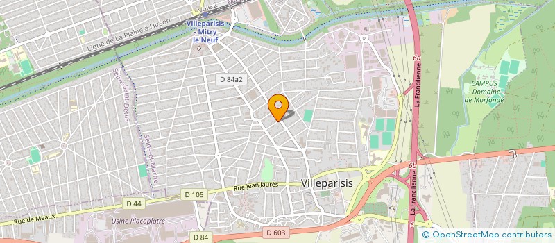 localisation de l'entreprise ANSO CREATION à VILLEPARISIS