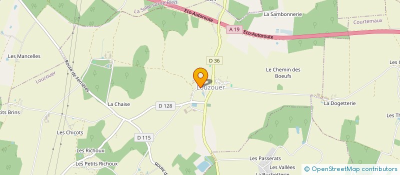 localisation de l'entreprise ANSO-IMMO  FERRIERES-EN-GATINAIS