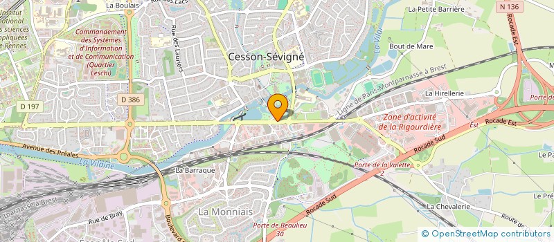localisation de l'entreprise ANSOCA à CESSON-SEVIGNE