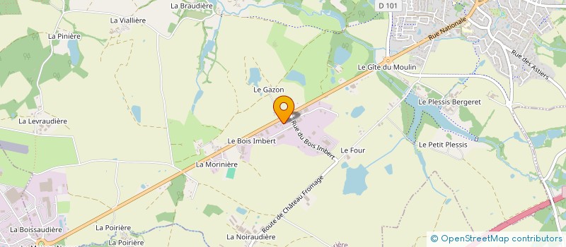 localisation de l'entreprise ANSOLOMA à LA FERRIERE