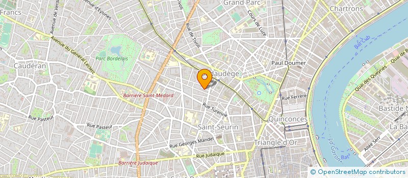 localisation de l'entreprise ANSON WINES à BORDEAUX