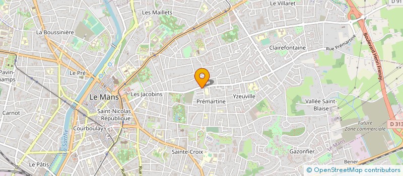 localisation de l'entreprise ANSORA à LE MANS