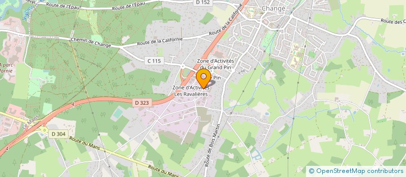 localisation de l'entreprise ANSQUER SARL à CHANGE
