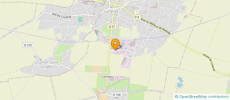 localisation de l'entreprise ANSSELIN PNEUS LUNERAY à LUNERAY