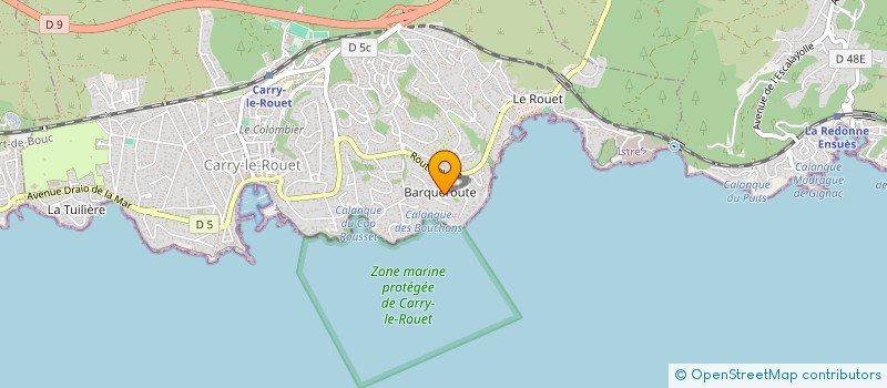 localisation de l'entreprise ANSTEPH  CARRY-LE-ROUET