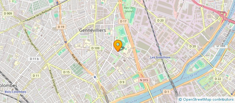 localisation de l'entreprise ANSUF à GENNEVILLIERS