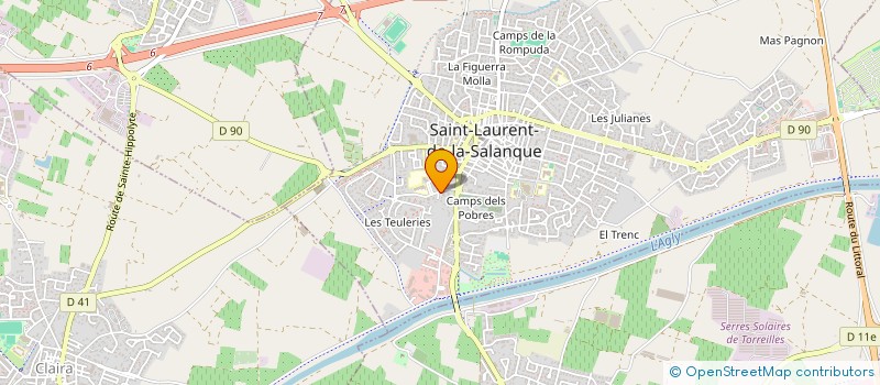 localisation de l'entreprise ANSY  SAINT-LAURENT-DE-LA-SALANQUE