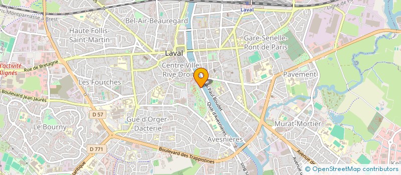 localisation de l'entreprise ANSYA RESEAUX PLUS à LAVAL