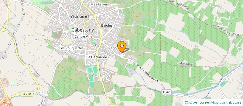 localisation de l'entreprise ANSYLPHIDE  CABESTANY