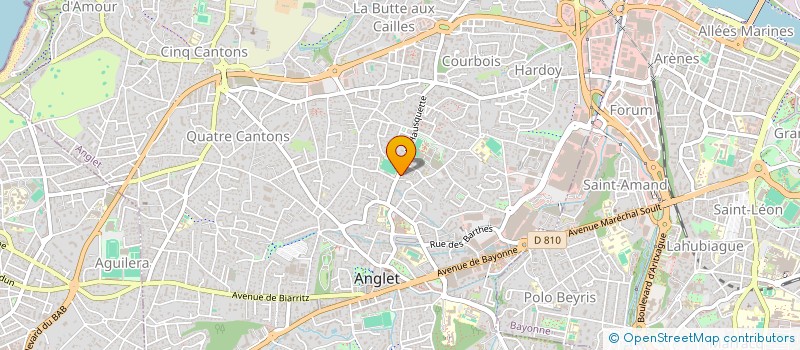 localisation de l'entreprise ANT  ANGLET