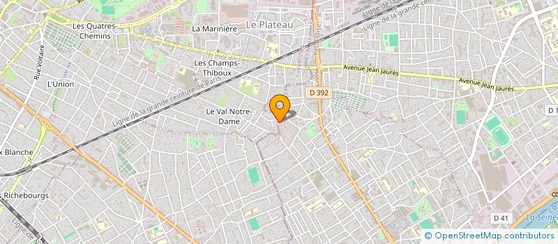 localisation de l'entreprise ANT  ARGENTEUIL