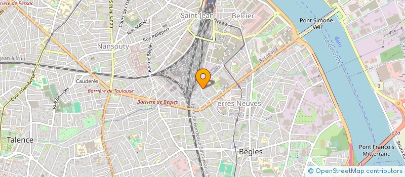 localisation de l'entreprise ANT à BORDEAUX