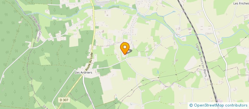 localisation de l'entreprise ANT-DEV  LAIGNE-EN-BELIN