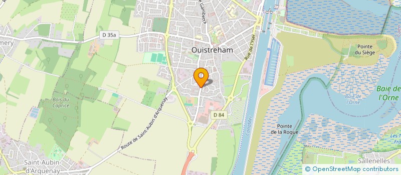 localisation de l'entreprise ANT IMMO  OUISTREHAM