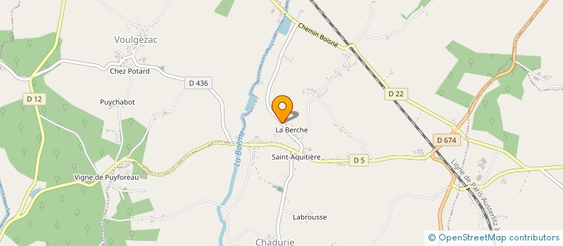 localisation de l'entreprise ANT IMMO à CHADURIE