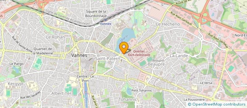 localisation de l'entreprise ANT INVEST à VANNES