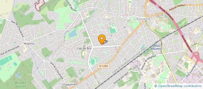 localisation de l'entreprise ANT INVEST  PESSAC