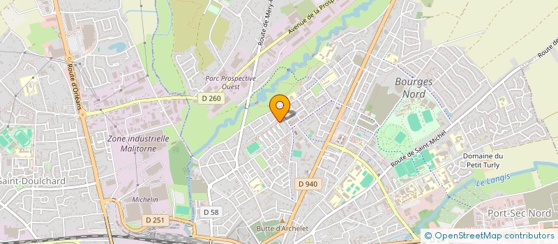 localisation de l'entreprise ANT. SERVICES à BOURGES