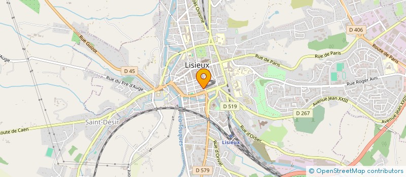 localisation de l'entreprise ANTADAMARIE à LISIEUX