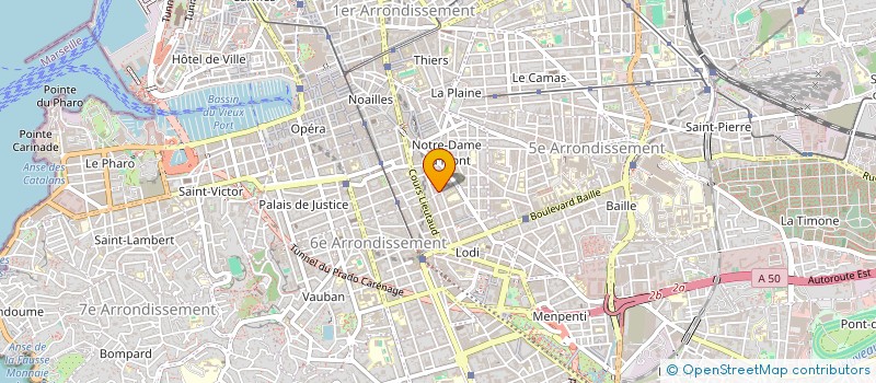 localisation de l'entreprise ANTAEX à MARSEILLE