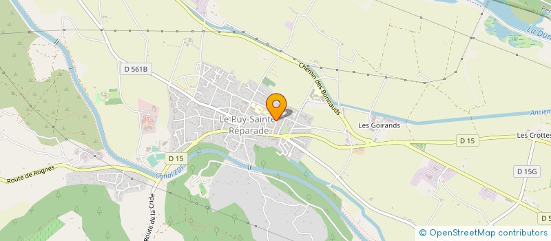 localisation de l'entreprise ANTAGO à LE PUY-SAINTE-REPARADE