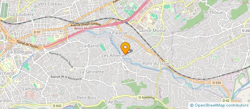 localisation de l'entreprise ANTAGONISM  TOULON