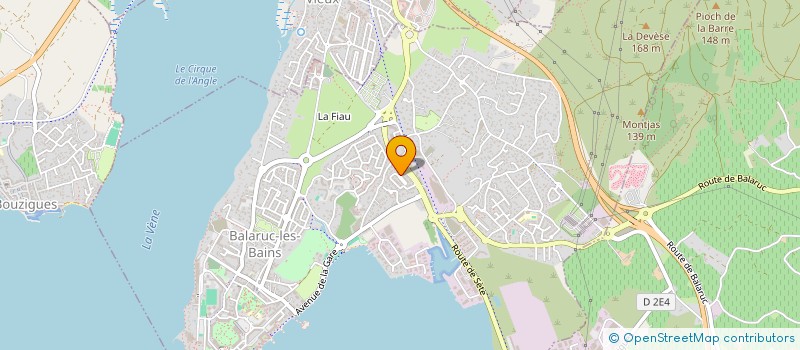 localisation de l'entreprise ANTAIA  BALARUC-LES-BAINS