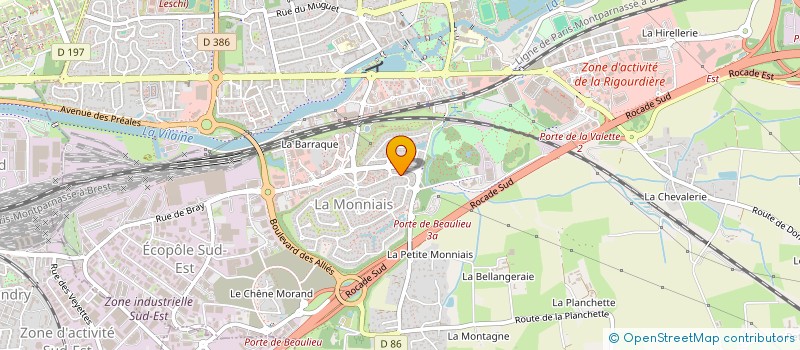 localisation de l'entreprise ANTAINE  CESSON-SEVIGNE