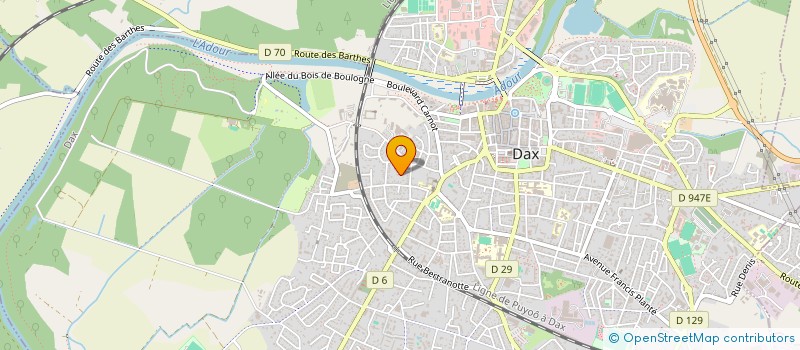 localisation de l'entreprise ANTALE  DAX