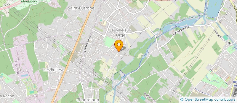 localisation de l'entreprise ANTALEC  LEUVILLE-SUR-ORGE