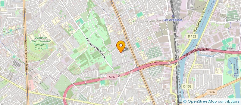 localisation de l'entreprise ANTALEX RENOV ' à VITRY-SUR-SEINE
